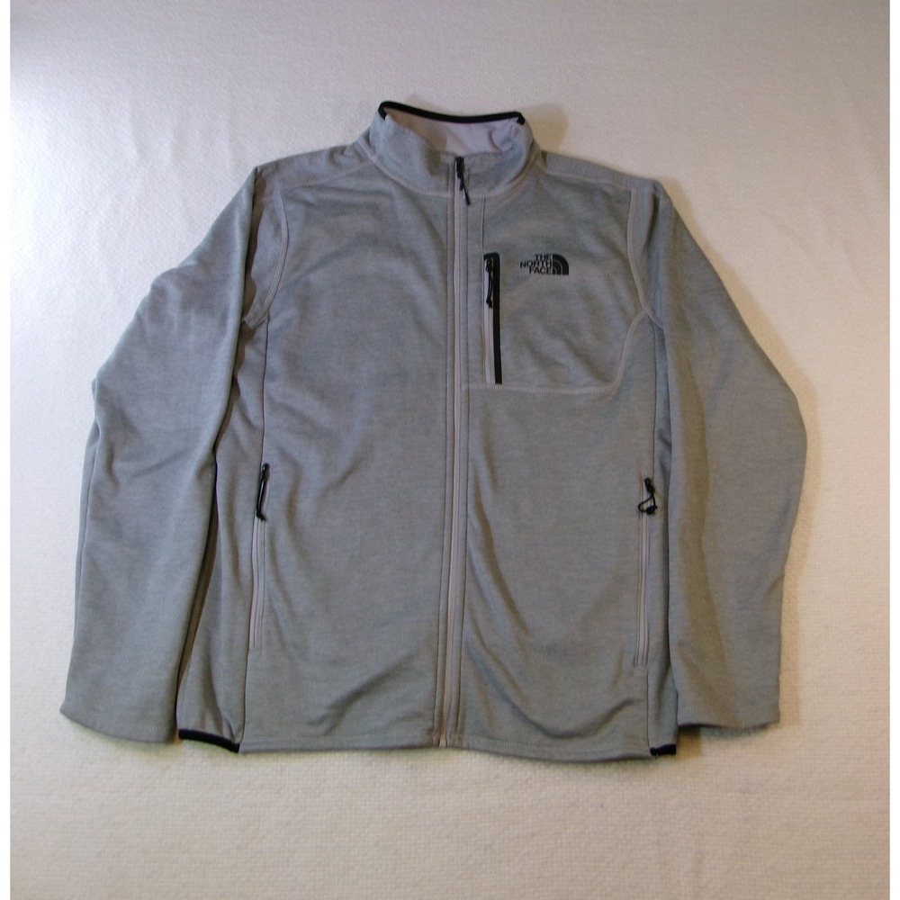 The North Face Mens Grey Full Zip Fleece Jacket NF0A3SO6 Size M